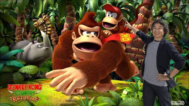 Cuando Miyamoto ayudó en Donkey Kong Country Returns