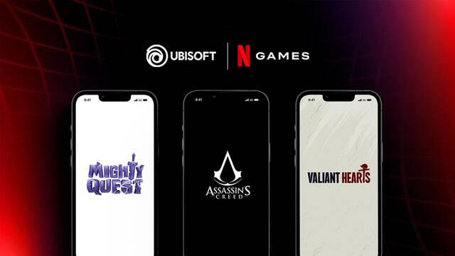 Netflix y Ubisoft lanzarán tres juegos exclusivos