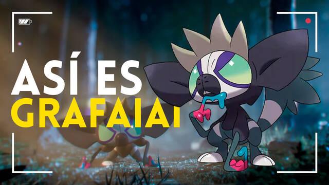 Pok�mon Escarlata y P�rpura desvela a Grafaiai, su nuevo Pok�mon mono.