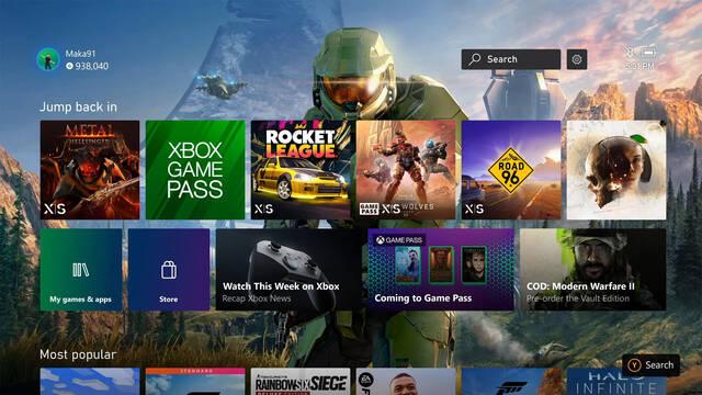 V�deo del nuevo men� de Xbox.