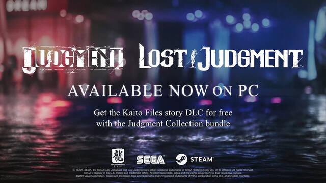 Judgment y Lost Judgment ya están disponibles en Steam.