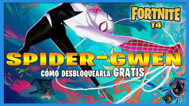 Fortnite Battle Royale - Portada de la noticia sobre c�mo desbloquear gratis a Spider-Gwen