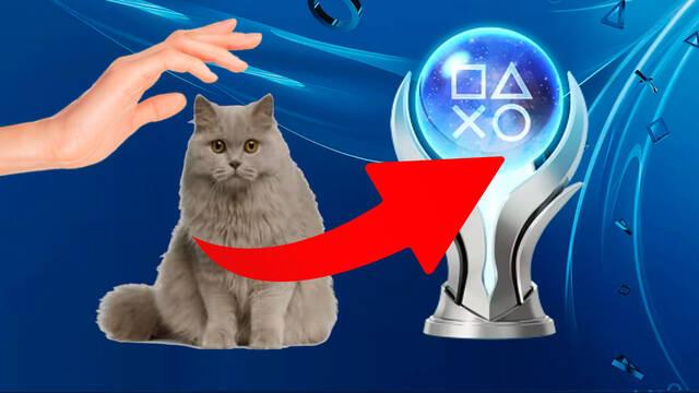 Platino f�cil con Acaricia el gato en PS Store