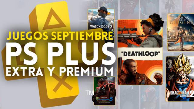 PS Plus Extra y Premium reciben los 18 nuevos juegos gratis de septiembre.