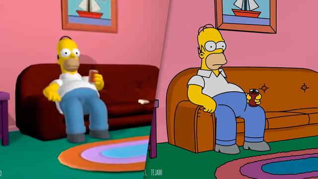 Nueva remasterización fan de The Simpsons Hit and Run con acento español.