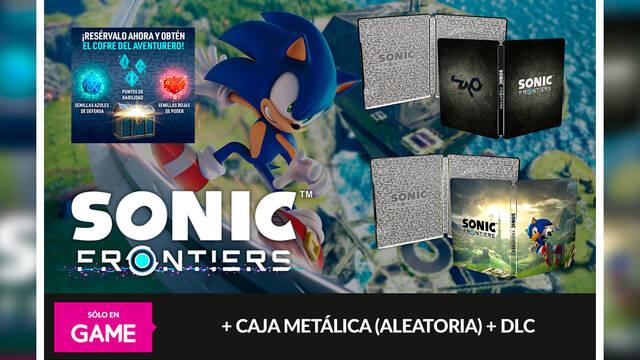 Reserva Sonic Frontiers en GAME con caja metálica y DLC extra gratis