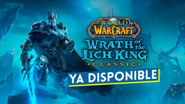 World of Warcraft: Wrath of the Lich King Classic disponible en PC