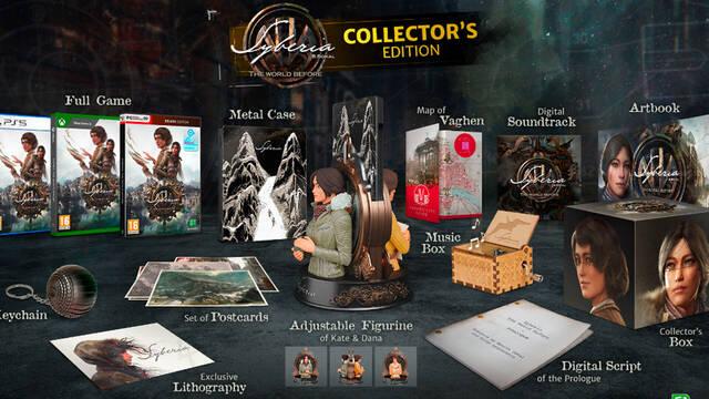Así es la edición coleccionista de Syberia: The World Before para PS5, XSX y PC.