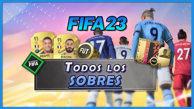 TODOS los sobres en FIFA 23: Recompensas, probabilidades y precios (FUT 23) - FIFA 23