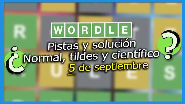 Wordle: Portada de la noticia con las pistas y soluciones para el 5 de septiembre