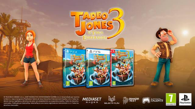 Tadeo Jones 3: el videojuego; reservar ediciones físicas