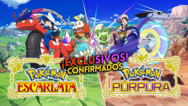 Pok�mon Escarlata y P�rpura: Lista de Pok�mon exclusivos y confirmados hasta la fecha de cada edici�n