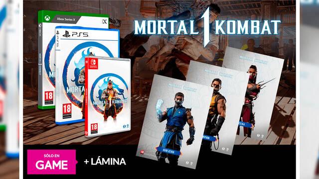 Mortal Kombat 1 extra regalo por reserva en GAME