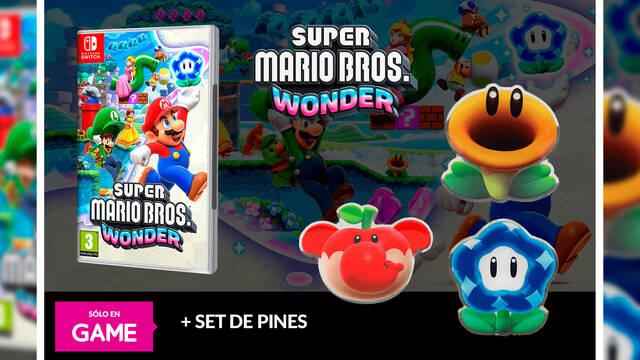Super Mario Bros. Wonder resérvalo en GAME con regalo extra gratis