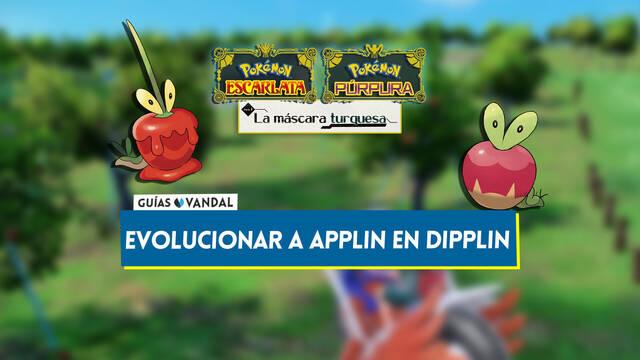 C�mo evolucionar a Applin en Dipplin en Pok�mon La m�scara turquesa - Pok�mon Escarlata y P�rpura