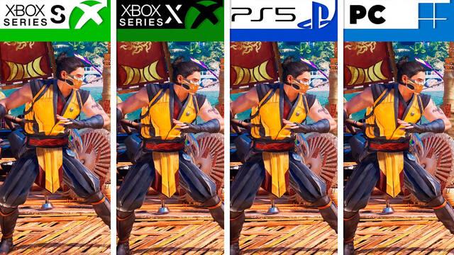 Comparativa de Mortal Kombat 1 en PC, PS5 y XSX/S