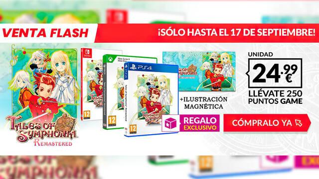TALES OF SYMPHONIA REMASTERED: CHOSEN EDITION de oferta en GAME por tiempo limitado