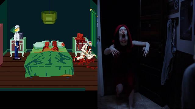 Tenebris Somnia es un juego de terror que combina imágenes reales con pixel art en 2D