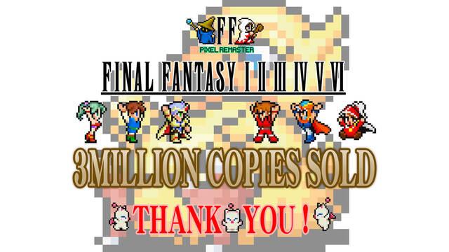 Final Fantasy Pixel Remaster ha vendido 3 millones de copias