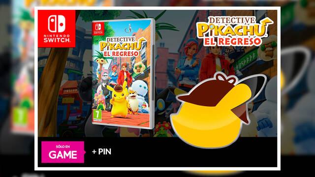 RESERVA DETECTIVE PIKACHU: EL REGRESO EN GAME Y LL�VATE UN PIN EXCLUSIVO DE REGALO