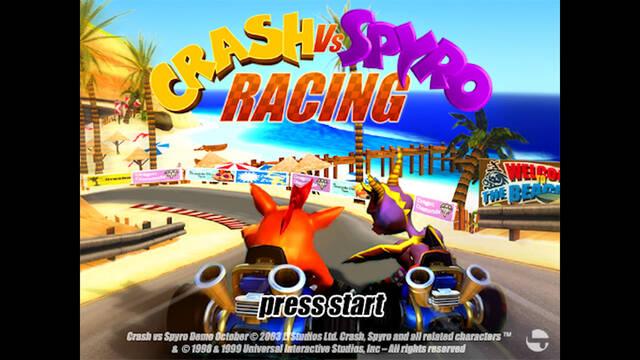 As� iba a ser Crash vs. Spyro Racing, un juego de carreras cancelado