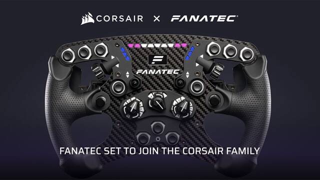 Corsair compra Fanatec, el fabricante de accesorios para 'Sim Racing'