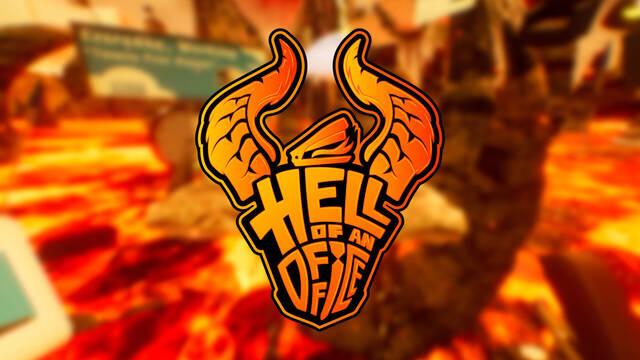 Hell Of An Office anunciado en consolas juego indie plataformas primera persona