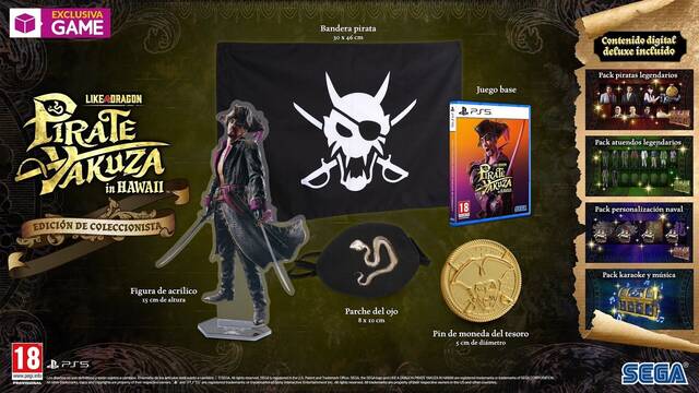 Reserva la edici�n coleccionista de Like a Dragon: Pirate Yakuza in Hawaii exclusiva en GAME