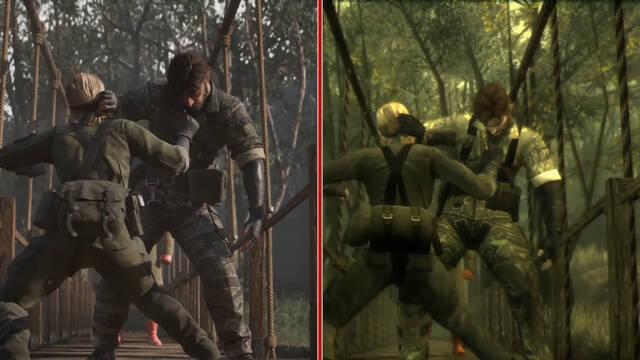 Un nuevo v�deo los gr�ficos del remake de Metal Gear Solid 3 con el juego original: �Son tan grandes las mejoras?