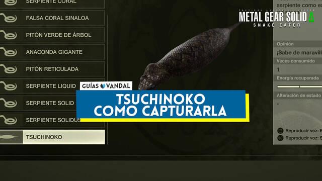 C�mo atrapar a la Tsuchinoko en Metal Gear Solid Delta - Metal Gear Solid Delta: Snake Eater