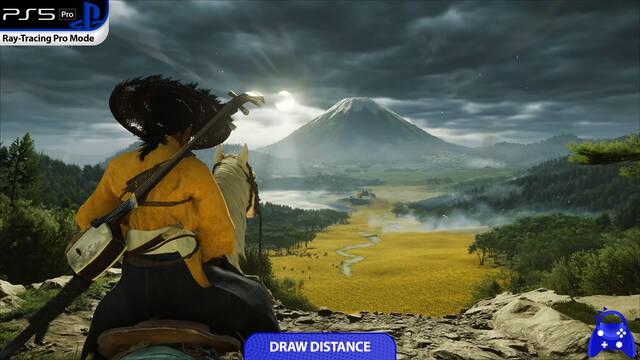 �Se nota el salto gr�fico? Comparan Ghost of Yotei en PS5 vs. su versi�n mejorada en PS5 Pro