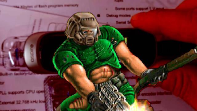 Doom en un vapeador con un mod de un fan