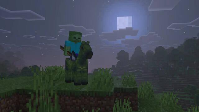 Minecraft presenta la actualizaci�n Mounts of Mayhem, con lanzas, caballos zombis y el nuevo mob nautilus