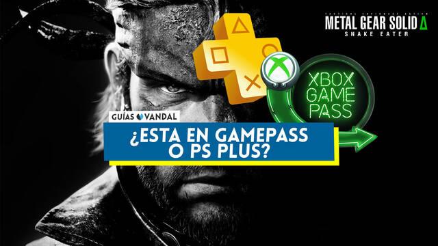 �Est� Metal Gear Solid Delta en PS plus o Game Pass? - Metal Gear Solid Delta: Snake Eater