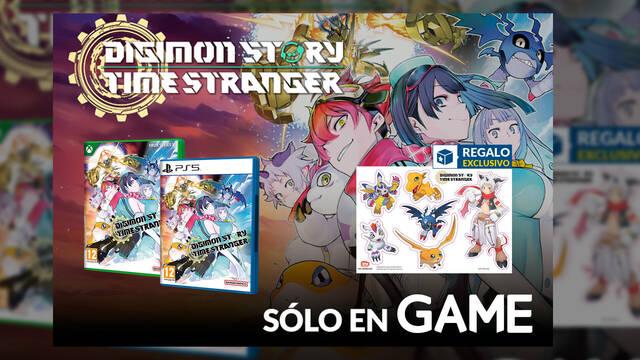 Digimon Story Time Stranger con pegatinas exclusivas de regalo en GAME