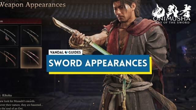 All Sword Appearances in Onimusha: Way of the Sword and How to Get Them
