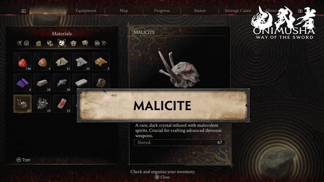 Malicite in Onimusha: Way of the Sword and How to Get It