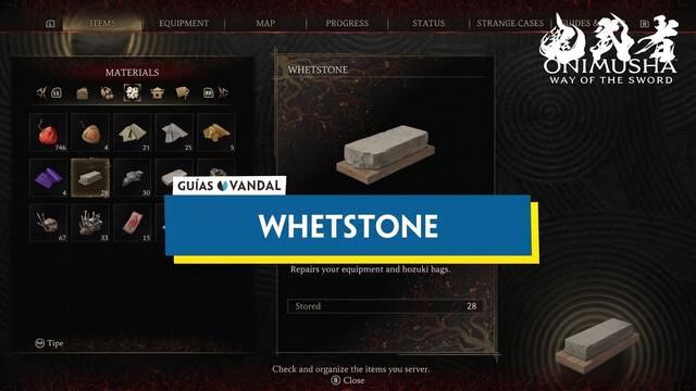 Whetstone in Onimusha: Way of the Sword and How to Get It