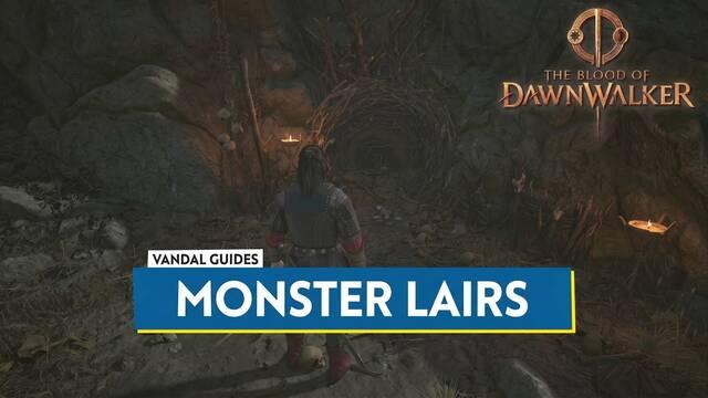 All Monster Lair Locations in The Blood of Dawnwalker