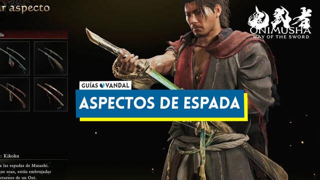 Todos los Aspectos de la espada en Onimusha: Way of the Sword y c�mo conseguirlos - Onimusha: Way of the Sword