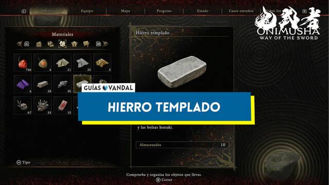 Hierro templado en Onimusha: Way of the Sword y c�mo conseguirlo - Onimusha: Way of the Sword