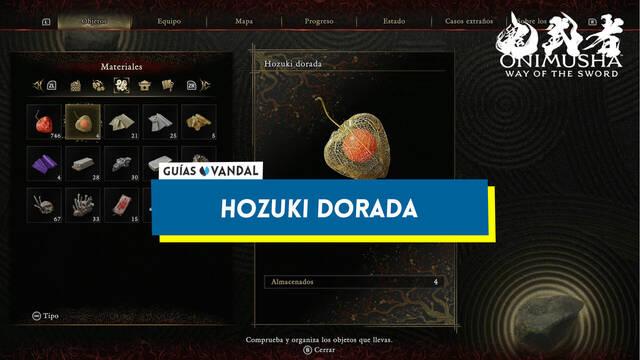 Hozuki dorada en Onimusha: Way of the Sword y c�mo conseguirla - Onimusha: Way of the Sword