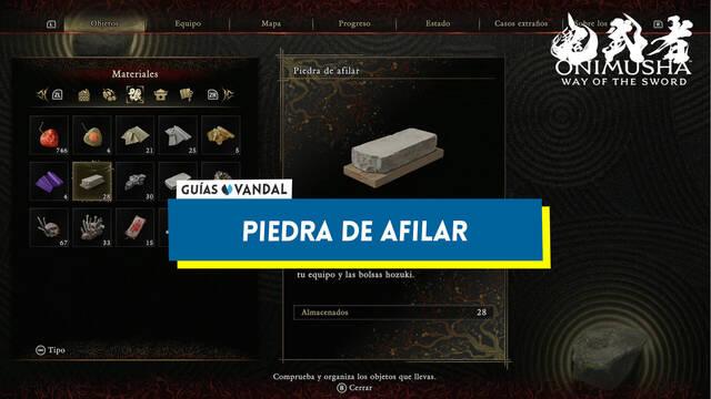 Piedra de afilar en Onimusha: Way of the Sword y c�mo conseguirlas - Onimusha: Way of the Sword
