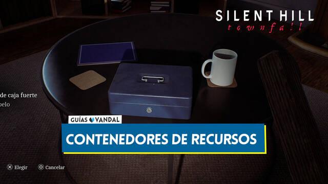 Todos los contenedores de recursos en Silent Hill Townfall y localizaci�n - Silent Hill Townfall