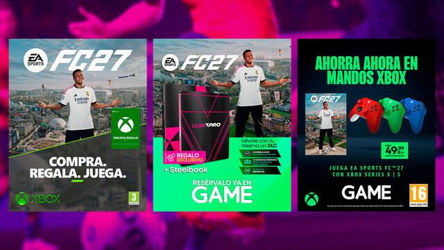 EA Sports FC 27 con Steelbook exclusiva en GAME y otros productos