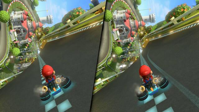 Mario Kart 8 Deluxe mejora mucho en Switch 2 tras su �ltimo parche: comparan gr�ficos y rendimiento