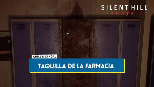 Puzle de la taquilla de la farmacia en Silent Hill Townfall y soluci�n - Silent Hill Townfall