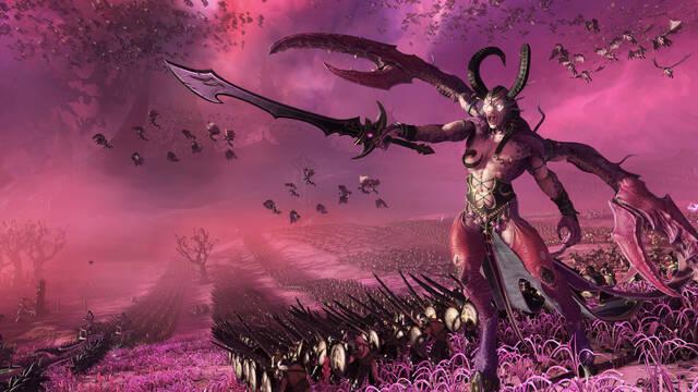Total War: Warhammer 3 y Slaanesh