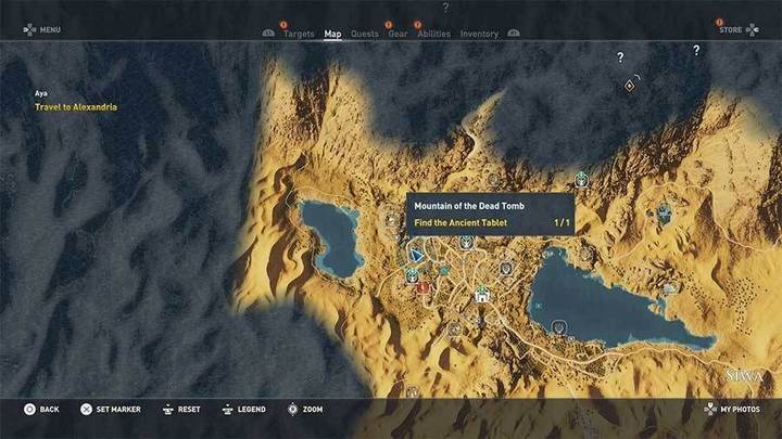 Montaña de los Muertos Tumba de Assassin's Creed Origins