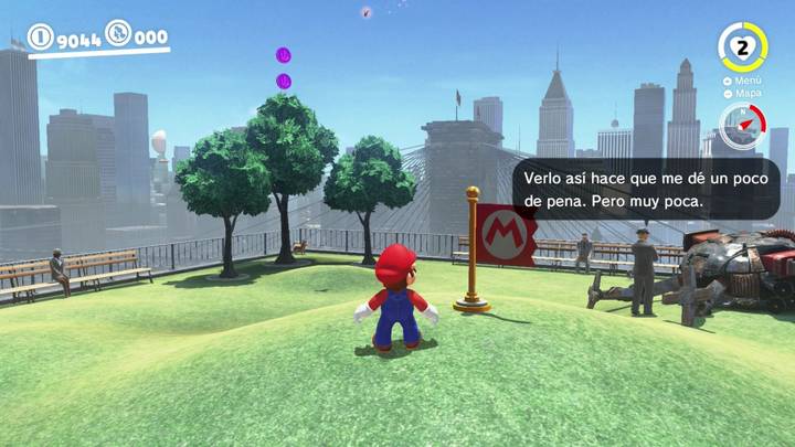 Monedas Moradas Islote del noreste Super Mario Odyssey
